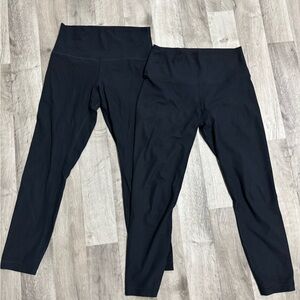 Lululemon Black ribbed align bundle